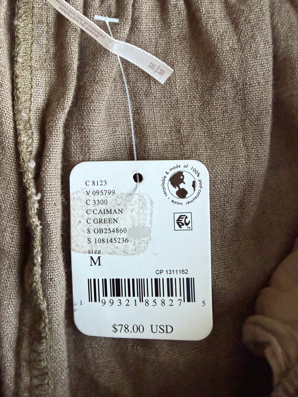 Free People women’s Linen Pull on pants - Picture 4 of 9